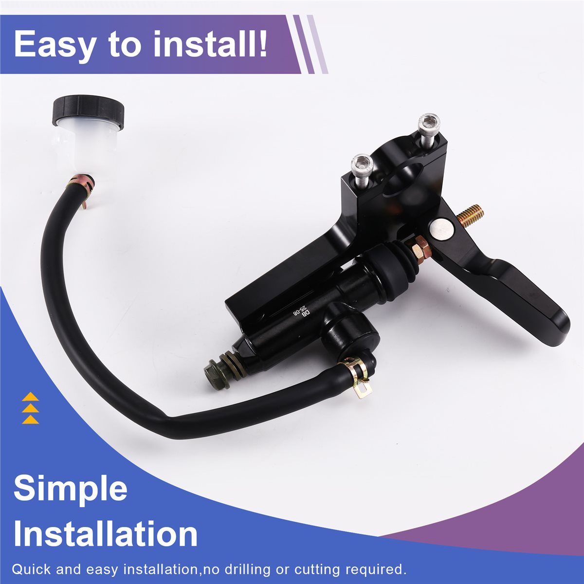 Motorcycle Thumb Brake System Kit - A23Z Kit de Manete de Freio