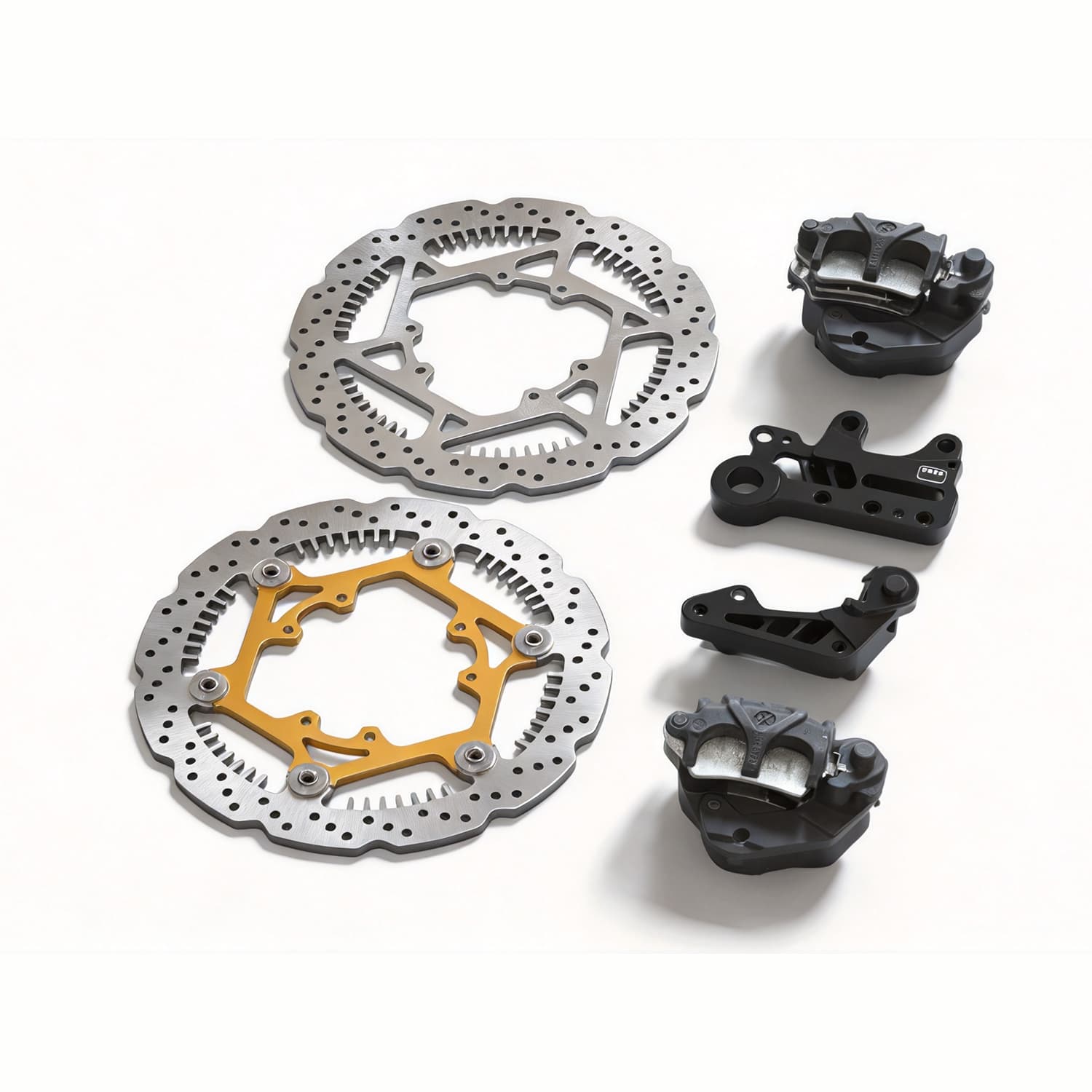 Kit Completo de Upgrade de Fre - Front Rear Brake Caliper Bracket Kit avaliação e preço