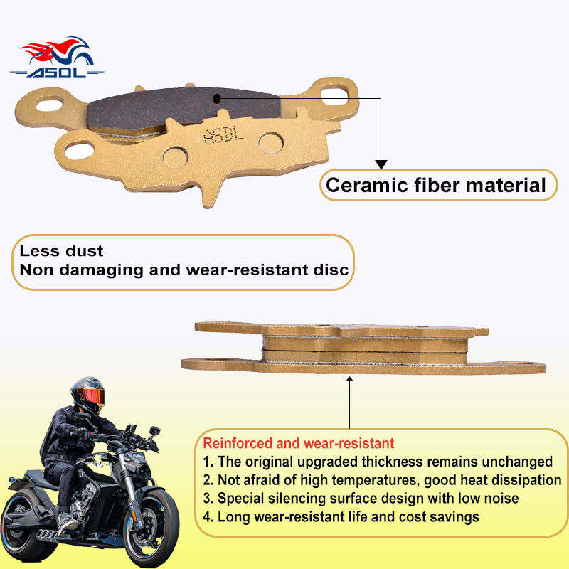 Pastilhas de freio dianteiro p - Carbon Ceramic Motorcycle Brake Rotor avaliação e preço