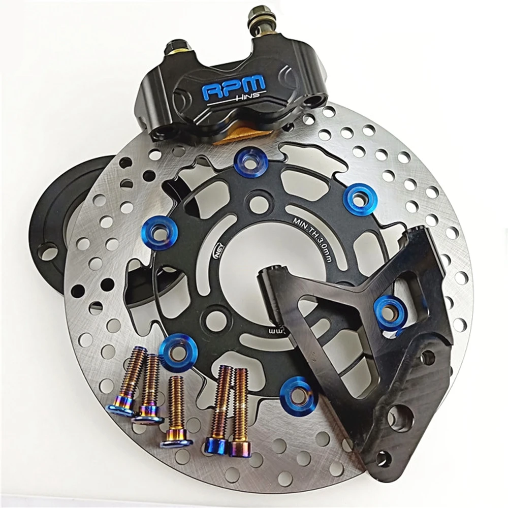 Pinças de freio elétricas CNC  - Front Rear Brake Caliper Bracket Kit avaliação e preço